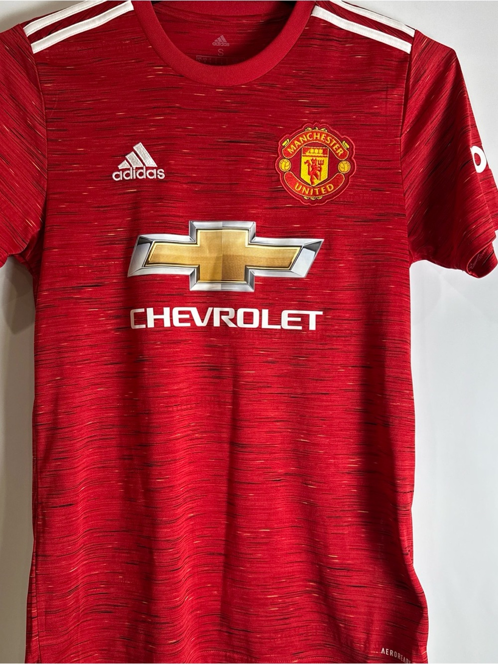 Adidas Red and Gold Manchester United Home Shirt Marcus Rashford